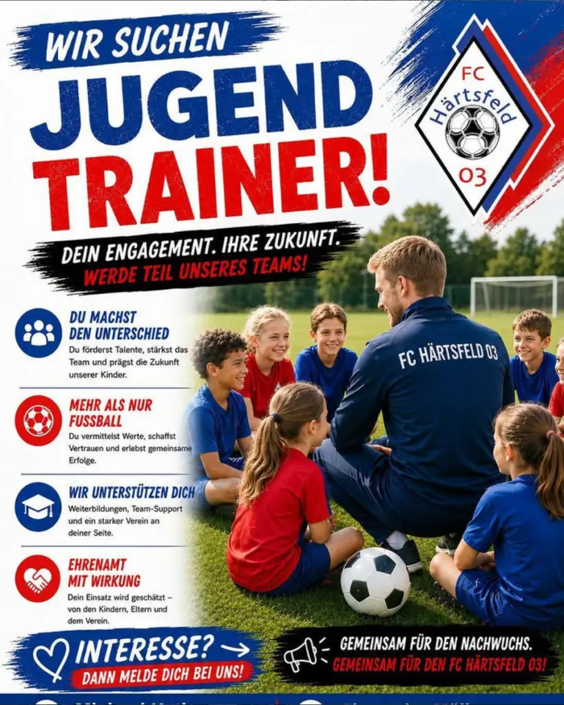 Jugendtrainer gesucht jugendtrainer gesucht